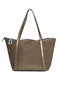 Zoozie Bags Bolso Tote de Satén Maxi Plateado